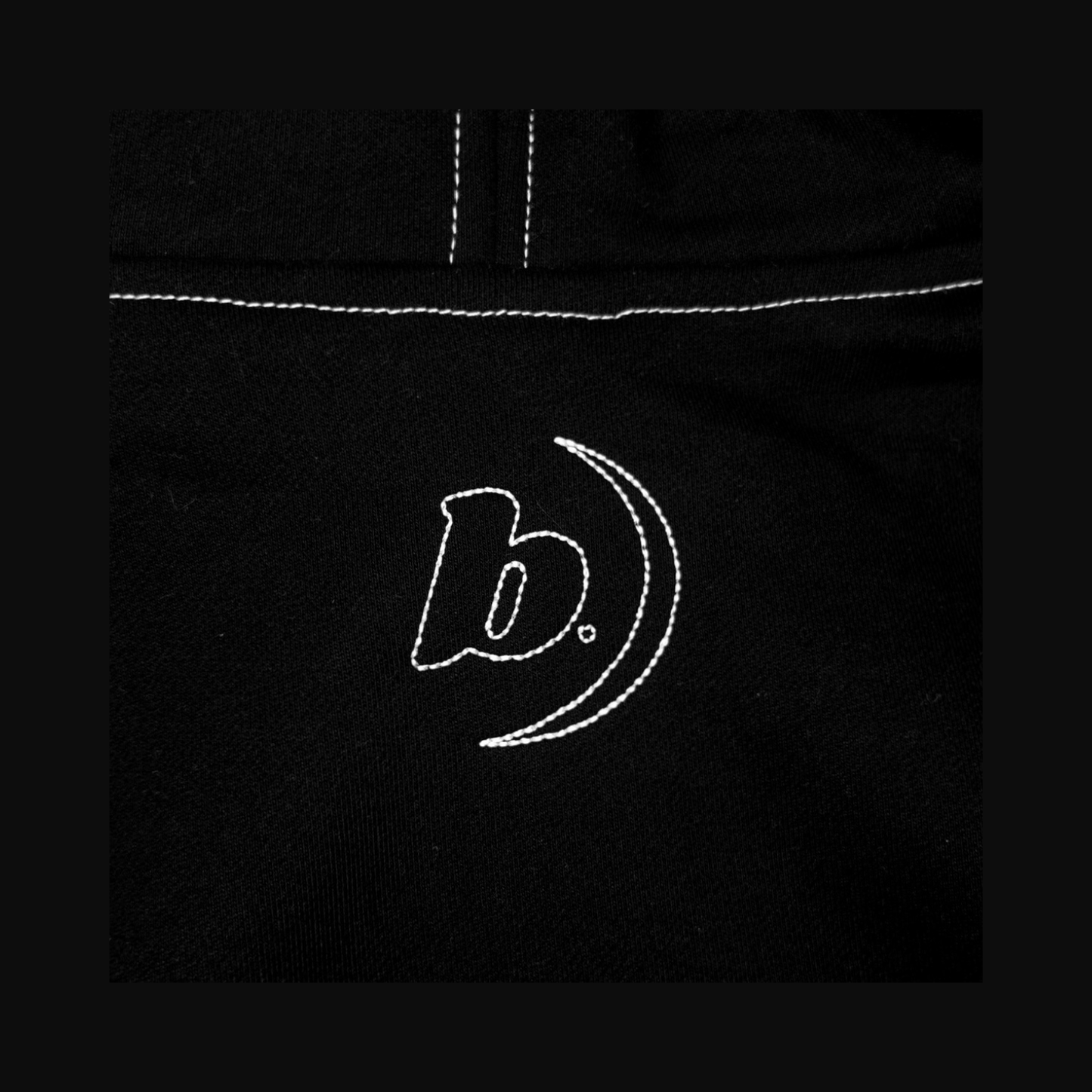 CONTRAST STITCH HOODIE