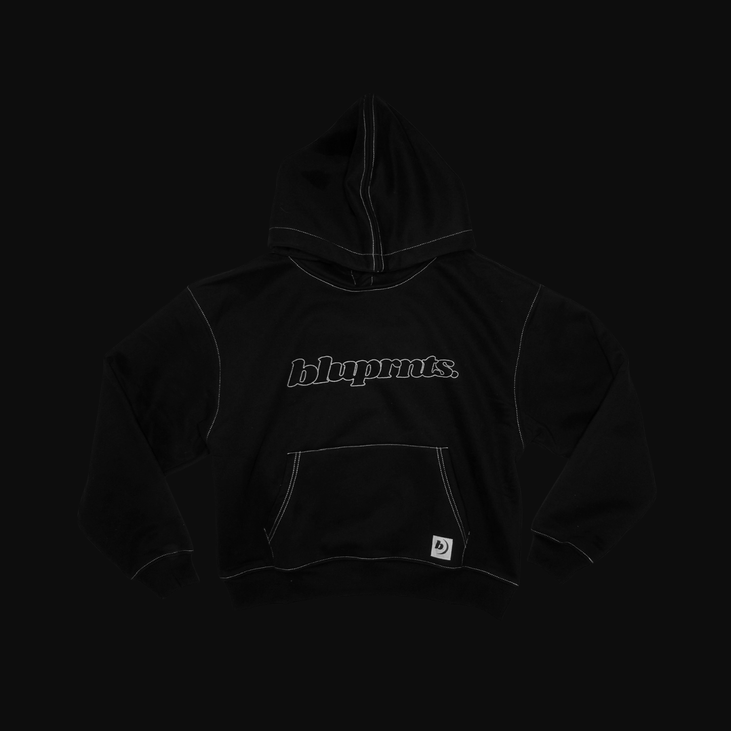 CONTRAST STITCH HOODIE