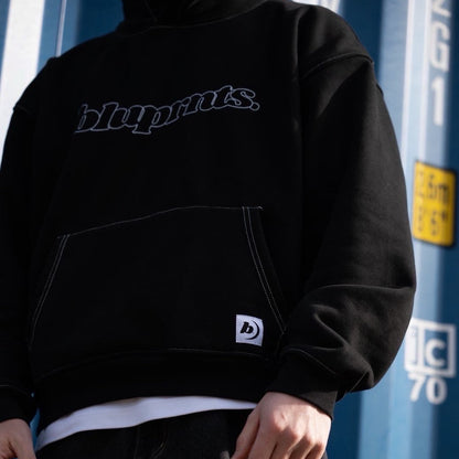CONTRAST STITCH HOODIE