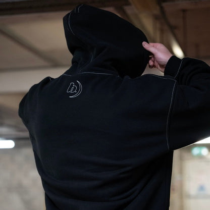 CONTRAST STITCH HOODIE